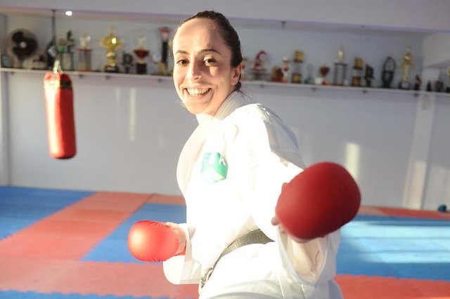 Blumenau - SC - Brasil - 28062016 - Beatriz Mafra lutadora de Karatê que desputou o Sulamericano na Colômbia. Blumenau - SC - Brasil - 28062016 - Beatriz Mafra lutadora de Karatê que desputou o Sulamericano na Colômbia.