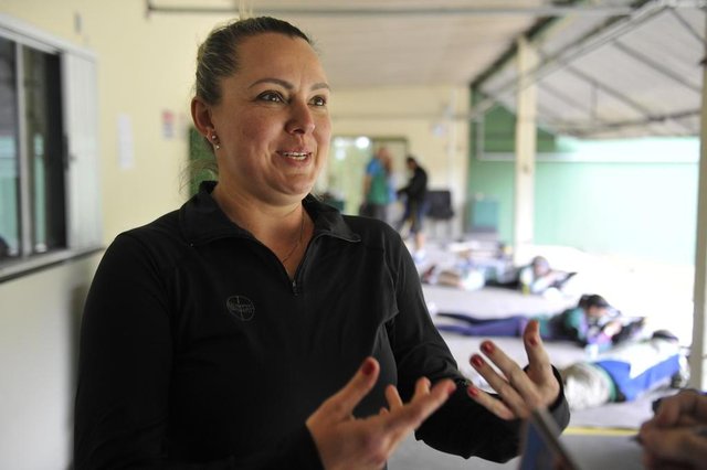 Blumenau - SC - Brasil - 17022018 - Campeonato Brasileiro de Tiro Esportivo no caça e tiro BLumenauense. Rosane Budag(boné vermelho) Blumenau - SC - Brasil - 17022018 - Campeonato Brasileiro de Tiro Esportivo no caça e tiro BLumenauense. Rosane Budag(boné vermelho)