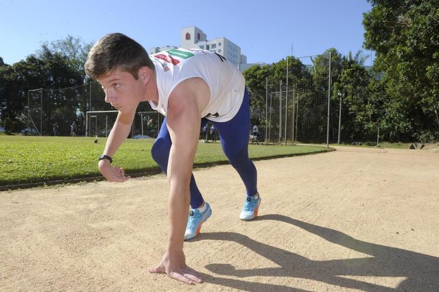 Blumenau - SC - Brasil - 27082018 - Thiago Essser, atleta do paradesporto para o caderno de aniversário de Blumenau. Blumenau - SC - Brasil - 27082018 - Thiago Essser, atleta do paradesporto para o caderno de aniversário de Blumenau.