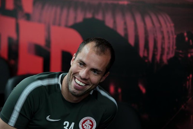  PORTO ALEGRE, RS, BRASIL, 31/08/2018 - Entrevista do goleiro Marcelo Lomba. (FOTOGRAFO: FERNANDO GOMES / AGENCIA RBS)