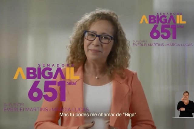 Abigail Pereira , candidata a senadora, Biga, eleições 2018 Abigail Pereira , candidata a senadora, Biga, eleições 2018