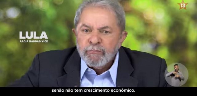 Lula , apoia Haddad vice, Fernando Haddad, candidato a vice-presidente, tá no ar Lula , apoia Haddad vice, Fernando Haddad, candidato a vice-presidente, tá no ar