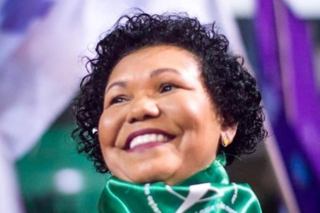 Vera Lucia Salgado, candidata a presidente do PSTU. Vera Lucia Salgado, candidata a presidente do PSTU.