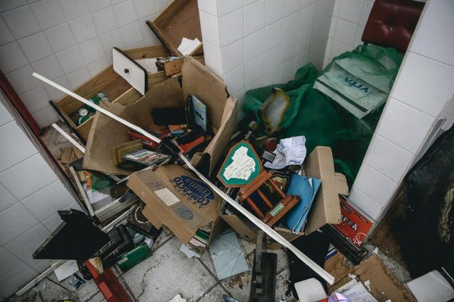 São José, SC 13.09.2018: Imagens de abandono do Ginásio São José (Foto: Diorgenes Pandini/Diario Catarinense)Indexador: Diorgenes Pandini São José, SC 13.09.2018: Imagens de abandono do Ginásio São José (Foto: Diorgenes Pandini/Diario Catarinense)Indexador: Diorgenes Pandini