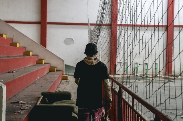 São José, SC 13.09.2018: Imagens de abandono do Ginásio São José (Foto: Diorgenes Pandini/Diario Catarinense)Indexador: Diorgenes Pandini São José, SC 13.09.2018: Imagens de abandono do Ginásio São José (Foto: Diorgenes Pandini/Diario Catarinense)Indexador: Diorgenes Pandini