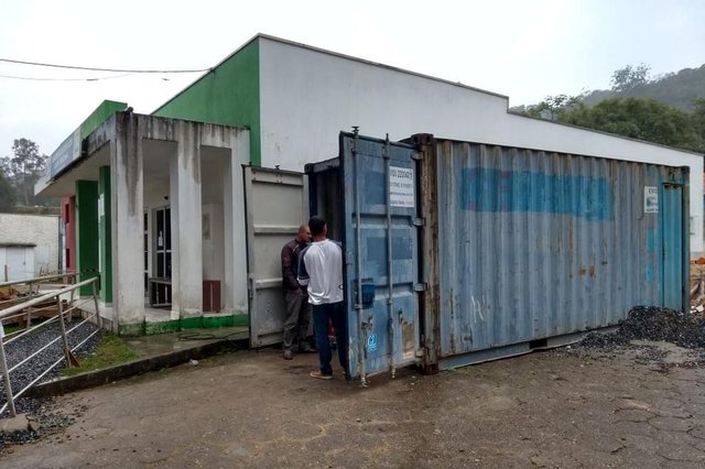 Brusque, posto de saúde, funcionários desalojados Brusque, posto de saúde, funcionários desalojados