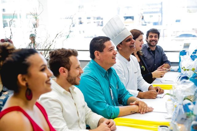 FLORIANOPOLIS, SC, BRASIL, 18.09.2018: Concurso de receitas de Risoto da Hora organizado pelo Hora de SC em parceria com o Brasil Atacadista. Quatro finalistas prepararam suas receitas. (Foto: Diorgenes Pandini/Diário CatarinenseIndexador: Diorgenes Pandini FLORIANOPOLIS, SC, BRASIL, 18.09.2018: Concurso de receitas de Risoto da Hora organizado pelo Hora de SC em parceria com o Brasil Atacadista. Quatro finalistas prepararam suas receitas. (Foto: Diorgenes Pandini/Diário CatarinenseIndexador: Diorgenes Pandini