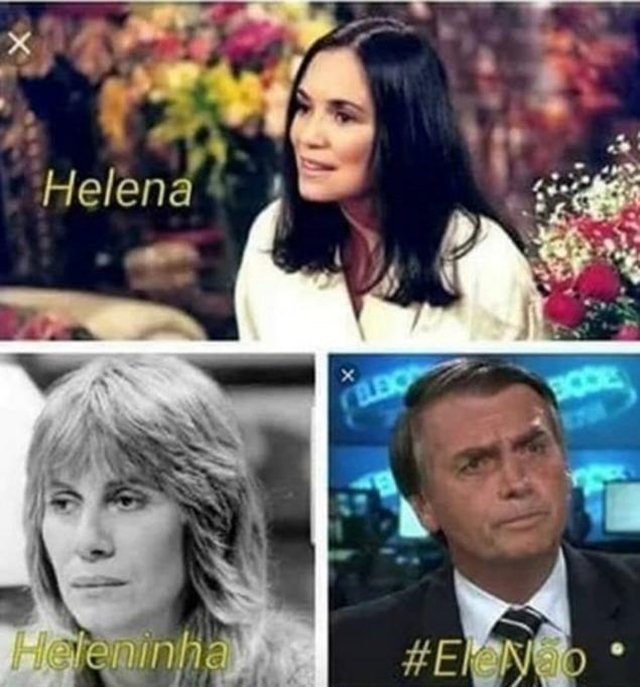 Meme com a hashtag #elenao Meme com a hashtag #elenao