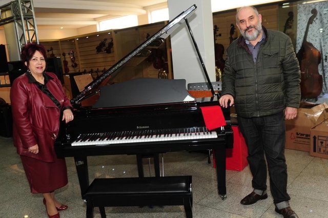 JOINVILLE,SC,BRASIL,17-09-2018.1º Pianíssimo de Joinville.Albertina Tuma e Carlos Branco.(Foto:Salmo Duarte/A Notícia) JOINVILLE,SC,BRASIL,17-09-2018.1º Pianíssimo de Joinville.Albertina Tuma e Carlos Branco.(Foto:Salmo Duarte/A Notícia)