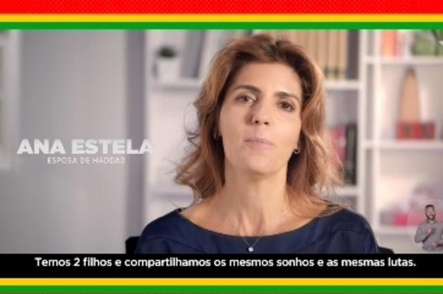 Ana Estela Haddad, esposa do candidato a presidente Fernando Haddad (PT) Ana Estela Haddad, esposa do candidato a presidente Fernando Haddad (PT)