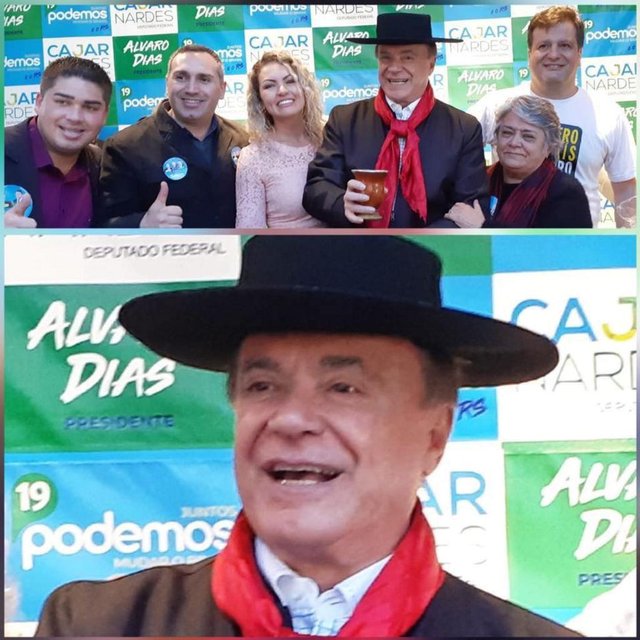 Candidato a presidente da República Alvaro Dias (Podemos). Candidato a presidente da República Alvaro Dias (Podemos).