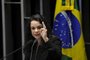 Janaína Paschoal faz acusação durante julgamento do impeachment de Dilma Rousseff no Senado