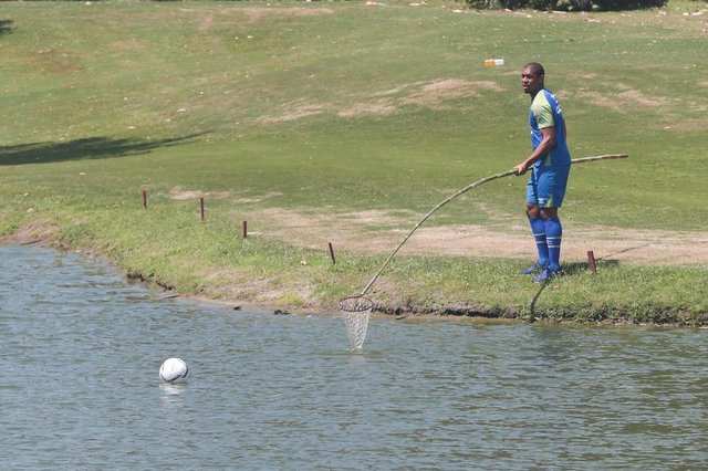 FLORIANÓPOLIS, SC, BRASIL, 22/10/2018: FootGolf do Avaí no CostãoGolf. Rodrigão (fOTO: CRISTIANO ESTRELA / DIÁRIO CATARINENSE) FLORIANÓPOLIS, SC, BRASIL, 22/10/2018: FootGolf do Avaí no CostãoGolf. Rodrigão (fOTO: CRISTIANO ESTRELA / DIÁRIO CATARINENSE)