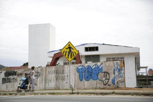 Florianopolis, SC, Brasil, 23.10.2018: Creches de Florianopolis que deveriam estar prontas estão ainda em obras. (Foto: Diorgenes Pandini/Diario Catarinense) Florianopolis, SC, Brasil, 23.10.2018: Creches de Florianopolis que deveriam estar prontas estão ainda em obras. (Foto: Diorgenes Pandini/Diario Catarinense)