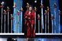 LAS VEGAS, NV - NOVEMBER 15: Maria Rita accepts the award for Best Samba/Pagode Album onstage at the Premiere Ceremony during the 19th Annual Latin GRAMMY Awards at MGM Grand Hotel & Casino on November 15, 2018 in Las Vegas, Nevada.   Rich Polk/Getty Images for LARAS/AFP