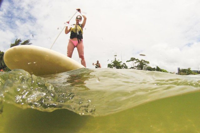 FLORIANÓPOLIS, SC, BRASIL, 22/11/2018: Esportes ao Ar livre. Canoagem e SUP na Lagoa da Conceição. Na foto: Angelina Belegant , 32 anos e Valmir Schimidt, 33 anos de Fazenda Rio Grande, Paraná. (Foto: CRISTIANO ESTRELA / DIÁRIO CATARINENSE) FLORIANÓPOLIS, SC, BRASIL, 22/11/2018: Esportes ao Ar livre. Canoagem e SUP na Lagoa da Conceição. Na foto: Angelina Belegant , 32 anos e Valmir Schimidt, 33 anos de Fazenda Rio Grande, Paraná. (Foto: CRISTIANO ESTRELA / DIÁRIO CATARINENSE)