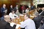 Reunião de líderes partidários na Assembleia Legislativa. Foto: Vinicius Reis/Agência ALRS