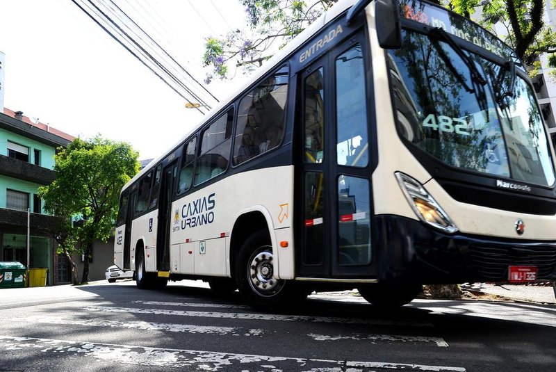  CAXIAS DO SUL, RS, BRASIL. 11/12/2018Ônibus da empresa Visate em Caxias do Sul, RS. (Antonio Valiente/Agência RBS)