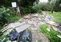 Parque Chico Mendes, em Porto Alegre, vira local de descarte de lixo e animais mortos