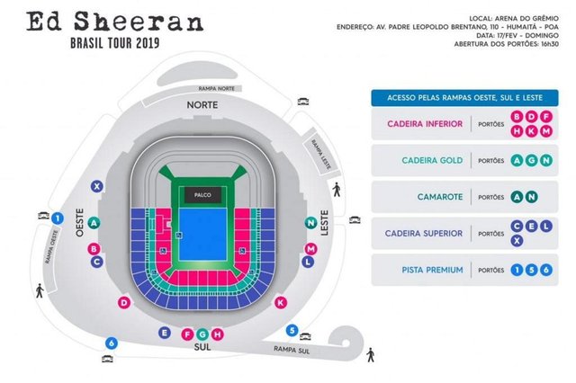 Ed Sheeran Mapa Ed Sheeran Mapa