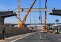 VÍDEO: como foi a colocação de vigas da nova ponte do Guaíba durante o segundo bloqueio da freeway
