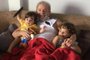 Lula com os netos, incluindo Arthur Lula da Silva, morto em 1 de março de 2019. Foto: Twitter/LulaOficial