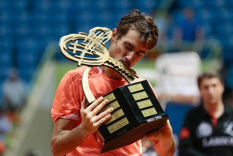  Argentino Guido Pella conquista primeiro título da carreira no Brasil Open 2019. (Marcello Zambrana/DGW Comunicação)