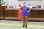 Super XXI, mascote da Caomunidade Down de Caxias do Sul. Foi apresentado na sessão da Câmara de Vereadores desta quarta-feira (13). 