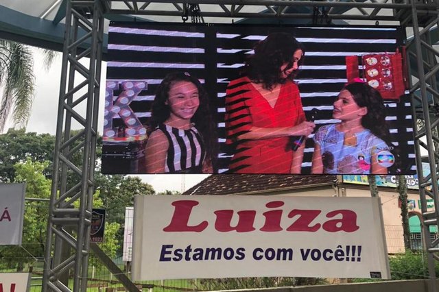 Em Sapiranga, a torcida da representante gaúcha no no The Voice Kids, Luiza Barbosa