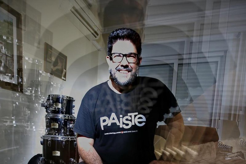  PORTO ALEGRE - BRASIL - Perfil do baterista gaúcho Kiko Freitas. (FOTO: LAURO ALVES)