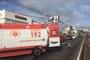 Um acidente envolvendo um motociclista e um pedestre deixou dois homens feridos no início da manhã desta quinta-feira (28) em Caxias do Sul. O acidente ocorreu na Perimetral Norte com a Rua XV de Novembro, bairro São José, às 7h40min. 