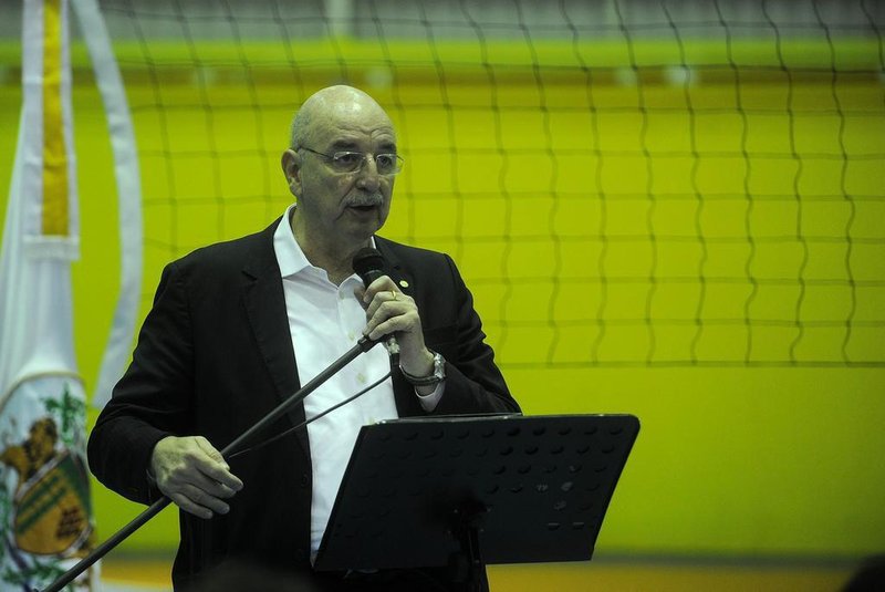  CAXIAS DO SUL, RS, BRASIL, 05/04/2019 - Ministro Osmar Terra inaugura Centro de iniciação ao Esporte em Caxias do Sul. É o primeiro do estado. (Marcelo Casagrande/Agência RBS)