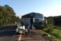 Acidente entre carro e ônibus deixa quatro mortos no norte do Estado