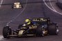 Ayrton Senna ganha a primeira vitória da Fórmula Um no GP de Portugal pela Lotus#PÁGINA: 57#PASTA: 069406 Fonte: Outros Fotógrafo: Não se Aplica Data Evento: 00/00/1985