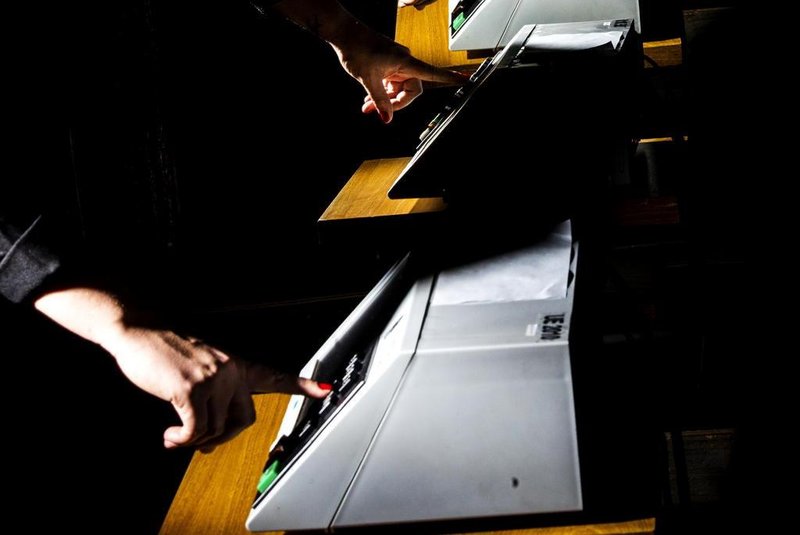 PORTO ALEGRE, RS, BRASIL, 02-10-2018: Simulação de voto em uma urna eletrônica no TRE-RS para as eleições 2018. (Foto: Mateus Bruxel / Agência RBS)
