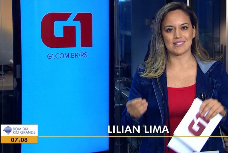 Lilian Lima (C) vai entrar com as notícias do site G1 no Bom Dia Rio Grande.