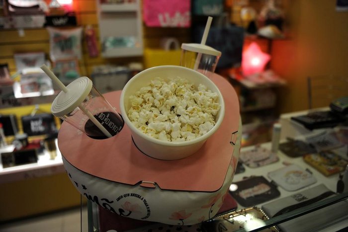 Almofada para pipoca: R$ 139,80