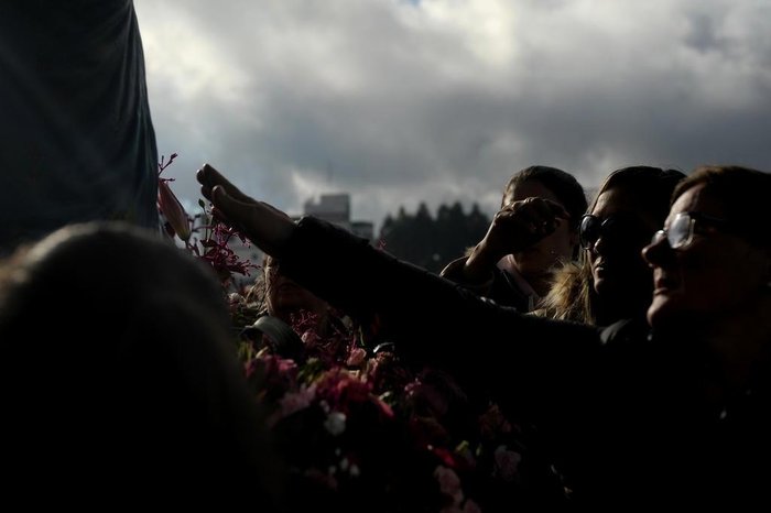 Os primeiros romeiros começaram a se deslocar ainda na madrugada de sábado