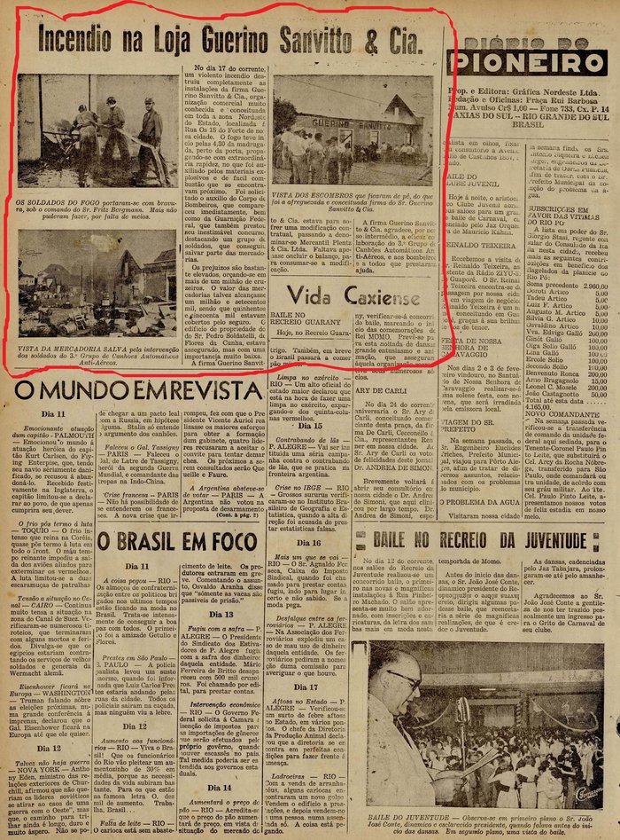Centro de Memória da Câmara de Vereadores de Caxias do Sul / reprodução