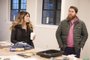Host Alison Victoria and contractor Donovan Eckhardt at their renovation on Windy City Flip