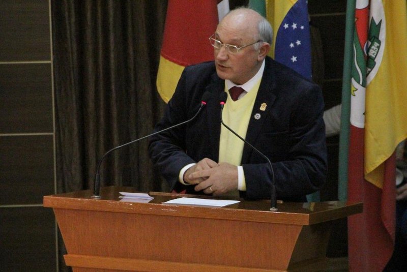 Presidente da Câmara de Vereadores de Farroupilha, Raul Herpich (PDT). 