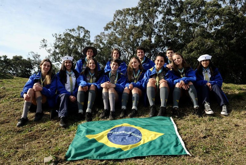  CAXIAS DO SUL, RS, BRASIL (12/07/2019)Grupo de escoteiros da Serra participa em encontro internacional nos Estados Unidos. (Antonio Valiente/Agência RBS)