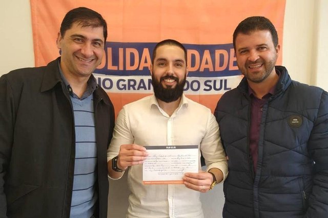 Luiz Eduardo Caetano se filia ao Solidariedade Luiz Eduardo Caetano se filia ao Solidariedade