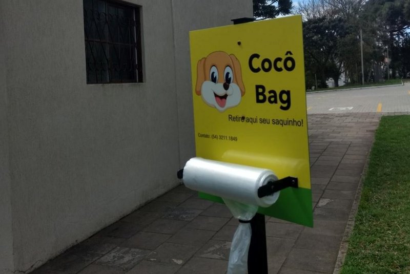 Equipamento chamado Cocô bag foi instalado na Paróquia Santa Catarina.