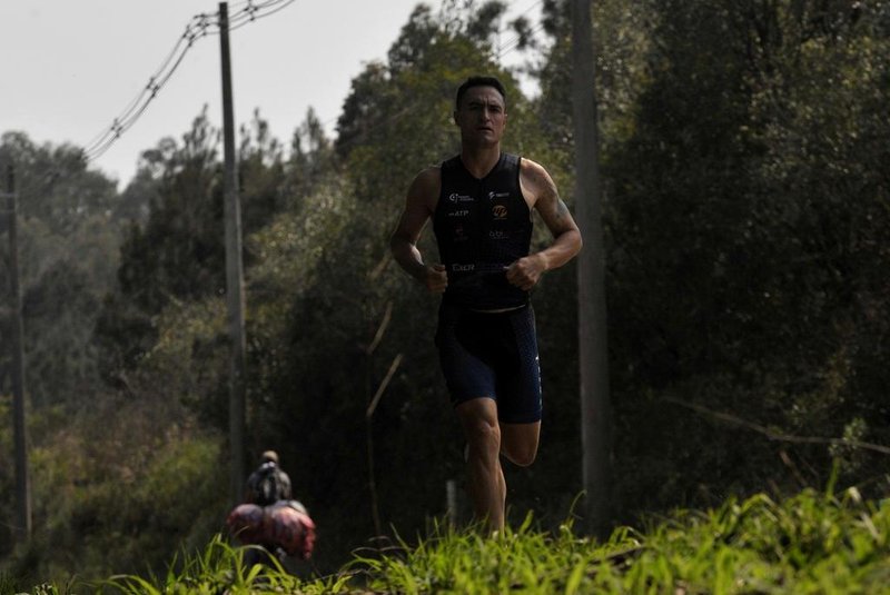 CAXIAS DO SUL, RS, BRASIL, 16/09/2019PM do Triatlon: Rafael Vargas, 34 anos. (Lucas Amorelli/Agência RBS)