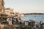  In Syracuse, taking a passeggiata, or evening walk, around the perimeter of Ortigia island, is a popular activity. Founded by Greeks around 734 B.C., the southeastern Sicilian city that Cicero called â¿¿the greatest and most beautiful of all Grecian citiSYRACUSE, Italy â BC-TRAVEL-TIMES-36-SICILY-ART-NYTSF â In Syracuse, taking a passeggiata, or evening walk, around the perimeter of Ortigia island, is a popular activity. Founded by Greeks around 734 B.C., the southeastern Sicilian city that Cicero called âthe greatest and most beautiful of all Grecian citiesâ achieved a size and status in the ancient world that made it a rival of major powers like Athens and Carthage. Takeovers and makeovers by Romans, Byzantines, North Africans, Normans and others left their marks as well, influencing everything from religious art to the regionâs distinctive savory-sweet-sour cooking style. Much of the ancient city has crumbled since Ciceroâs day, though the ruins can still be explored in Syracuseâs celebrated archaeological park and museum. But the main attraction today is the historical center of Syracuse: Ortigia island, a maze of narrow streets, ornate Baroque churches and centuries-old palazzi. (CREDIT: Susan Wright/The New York Times)--ONLY FOR USE WITH ARTICLE SLUGGED -- BC-TRAVEL-TIMES-36-SICILY-ART-NYTSF -- OTHER USE PROHIBITED.Indexador: Susan WrightFonte: NYTNSFotógrafo: STR