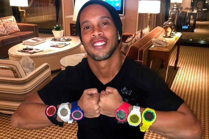 Reprodução Facebook 18KRonaldinho Reprodução Facebook 18KRonaldinho