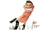 Charge de Cristiano Ronaldo feita por Gilmar Fraga