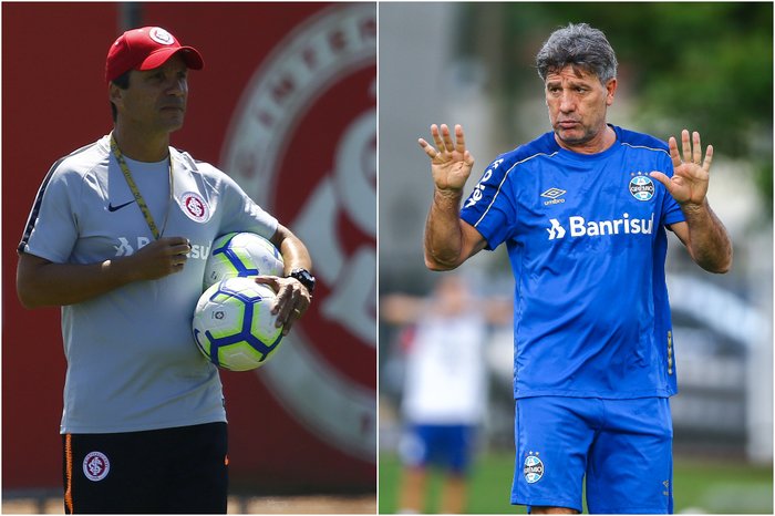 Montagem sobre fotos de Matheus Bruxel (Agência RBS) e Lucas Uebel (Grêmio) Montagem sobre fotos de Matheus Bruxel (Agência RBS) e Lucas Uebel (Grêmio)