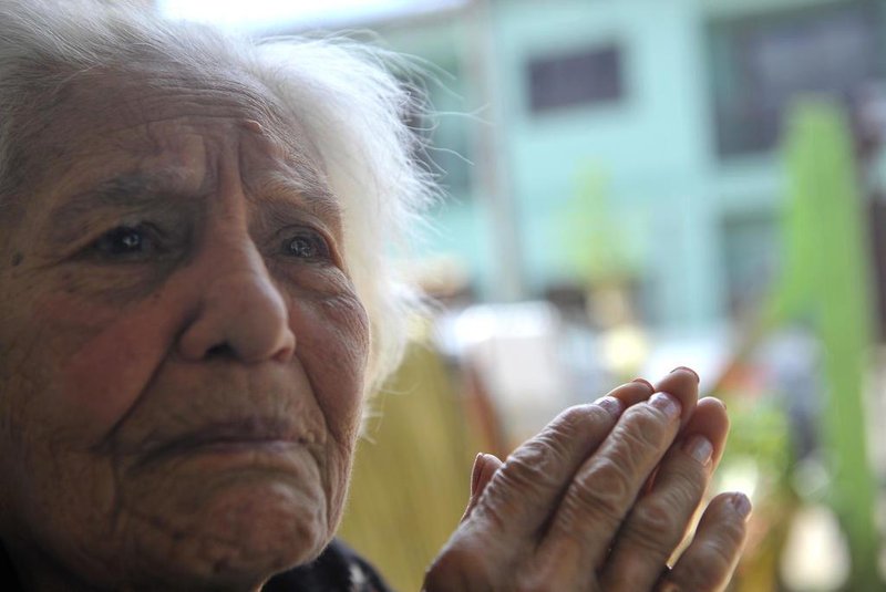  CAXIAS DO SUL, RS, BRASIL, 01/11/2019ona Albertina, idosa de Caxias do Sul que vai completar 110 anos.(Lucas Amorelli/Agência RBS)